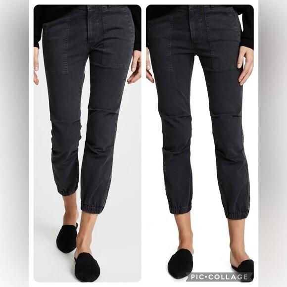 Nili Lotan Women Cotton Twill Cropped Military Pants in a Size 6